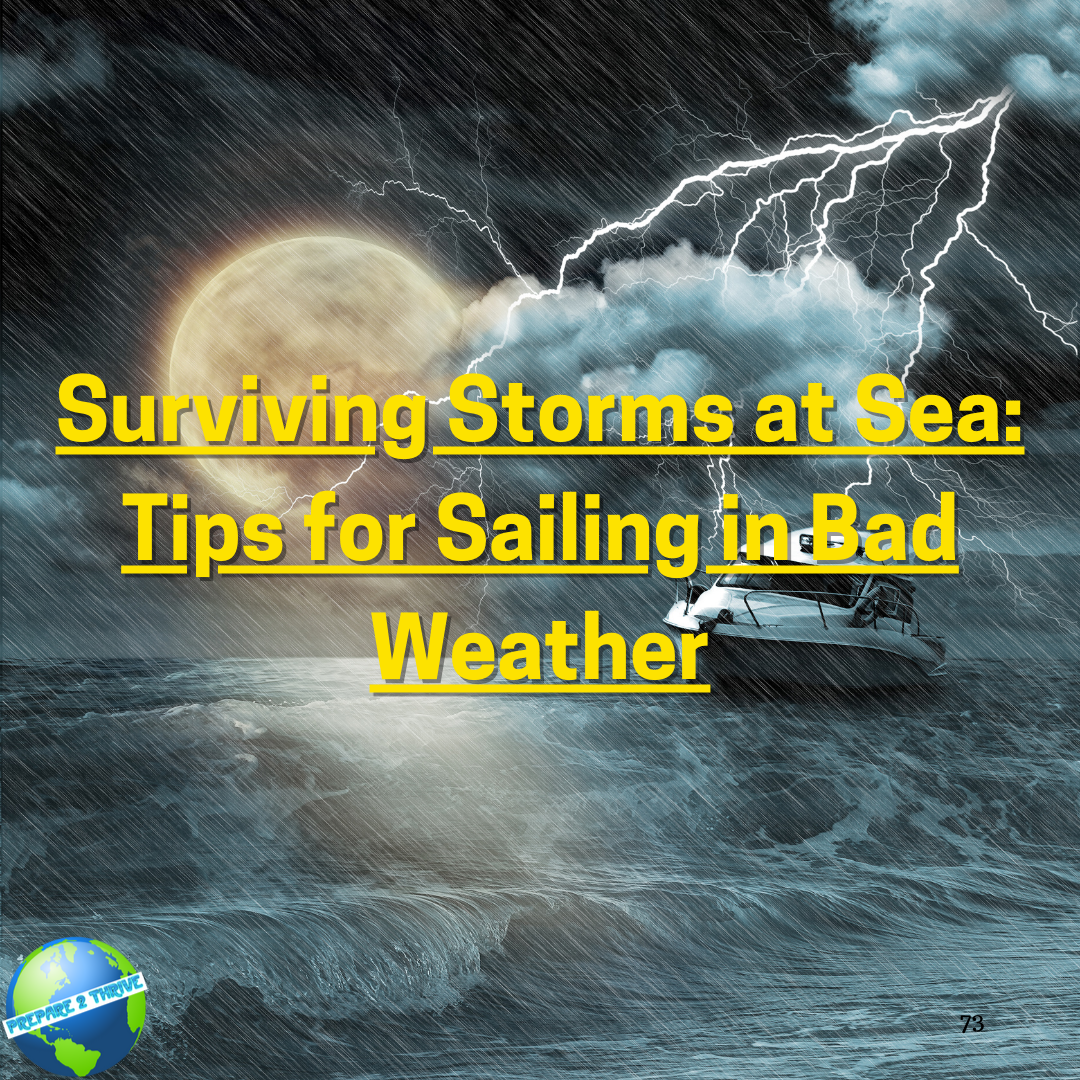 Surviving Storms at Sea: Tips for Sailing in Bad Weather